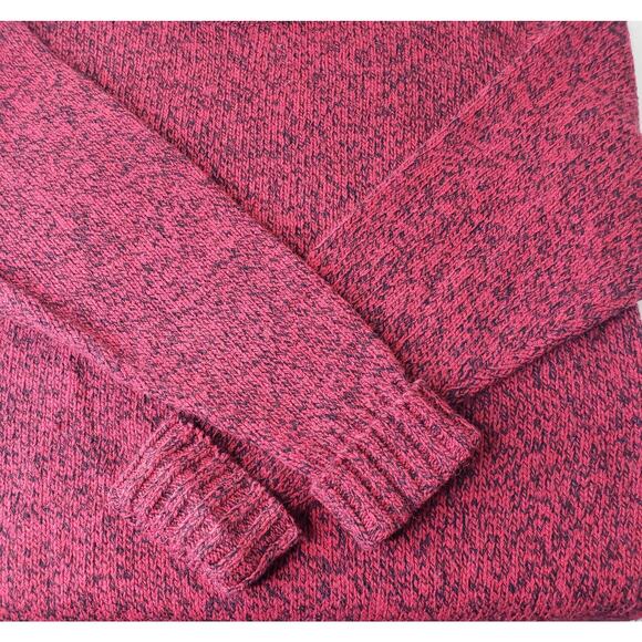 VINTAGE WOOLRICH Wool Blend Crew Neck Sweater Red Black Men's Size Large - Picture 4 of 8